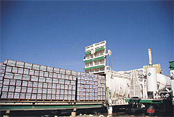 Salinas, CA produce cooling