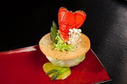 Iceberg Babies® with Chick Lobster and Asparagus Salad