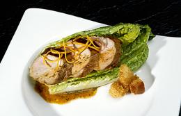 Garden Hearts® Caesar with Orange-marinated Pork Tenderloin