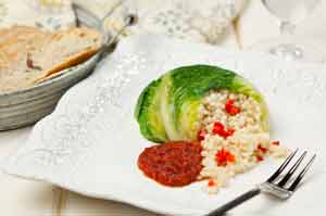 Garden Hearts® Baked with Couscous and Cauliflower