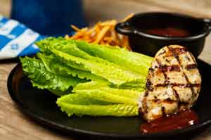 Garden Hearts® with Herb-Rubbed BBQ Chicken